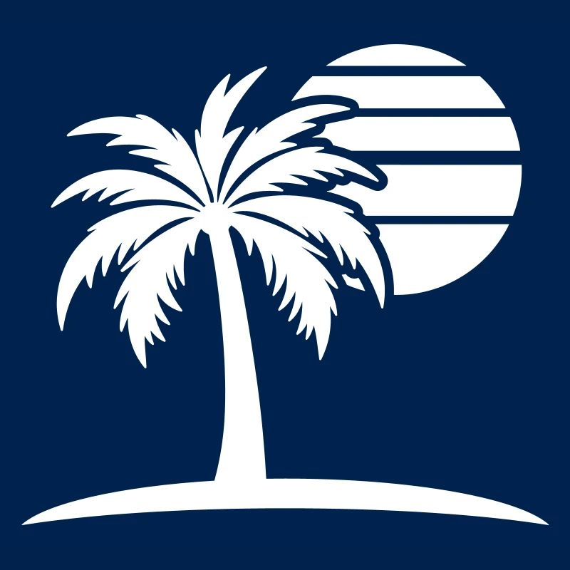 Palm Tree Sun Island