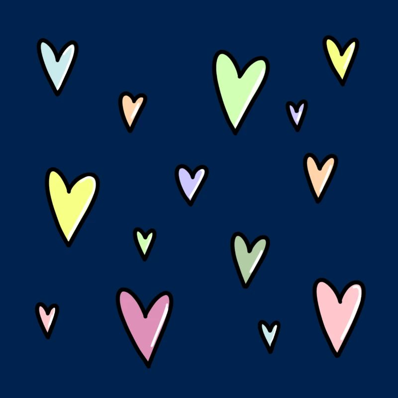 Bunte Herzen 💕