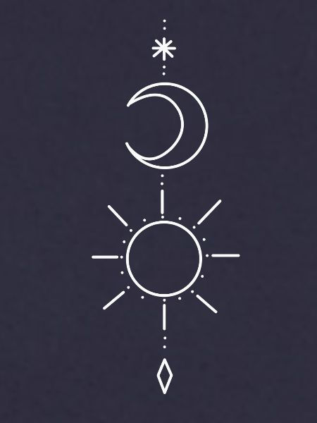 Sterne Sonne Mond