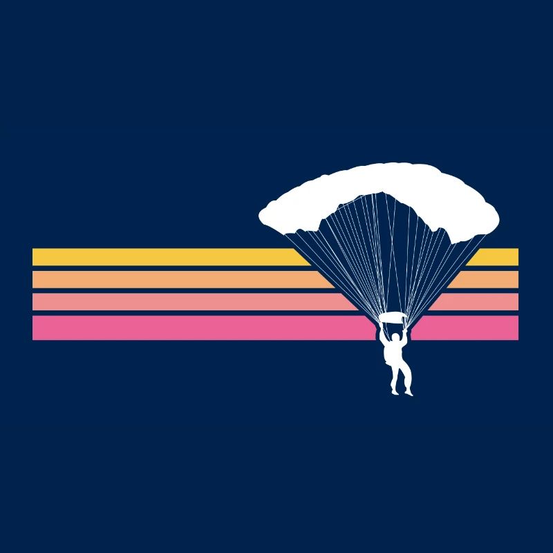 Parachute skydiving strokes