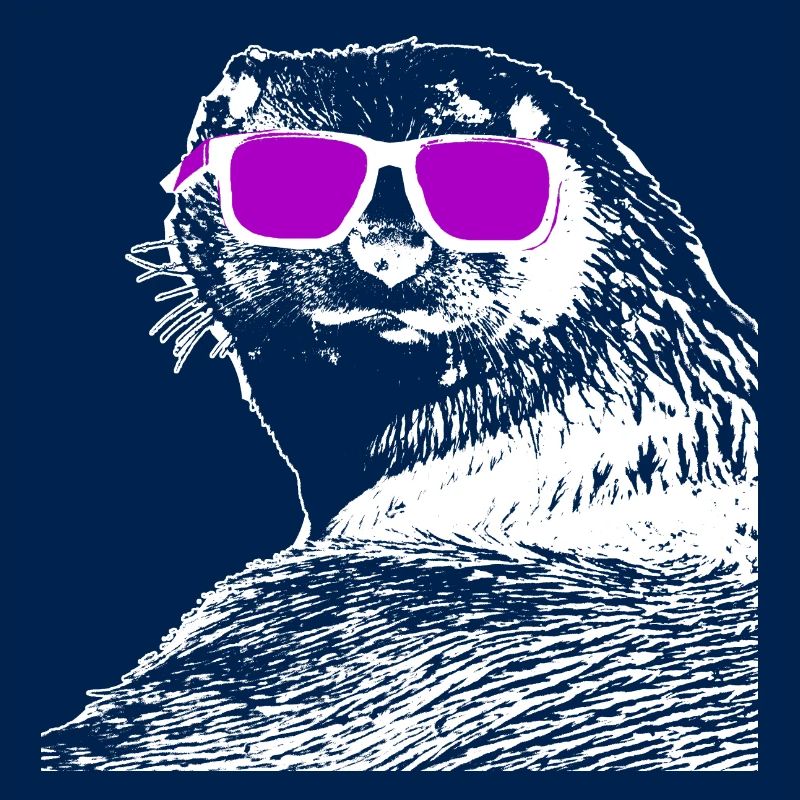 Otter mit Sonnenbrille