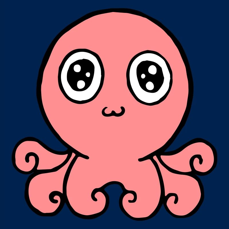 glücklicher Oktopus