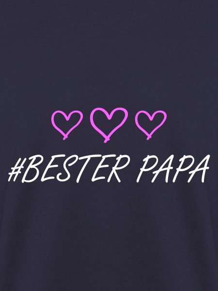 Bester Papa Herz Liebe