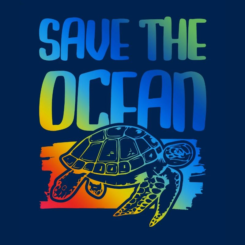 save the ocean schildkröte