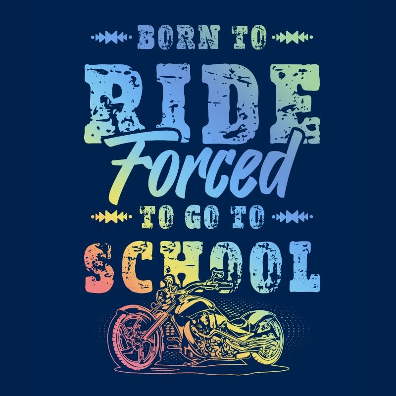 Motorrad Spruch Schule