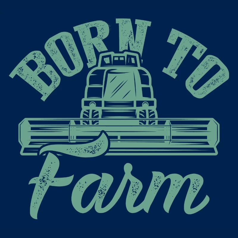 né à la ferme