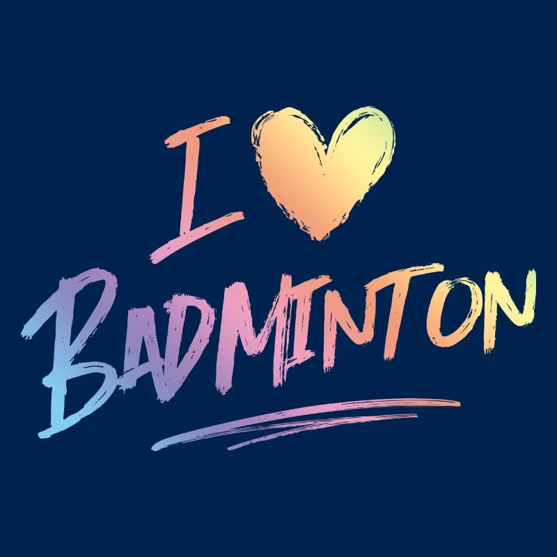 Ich liebe Badminton