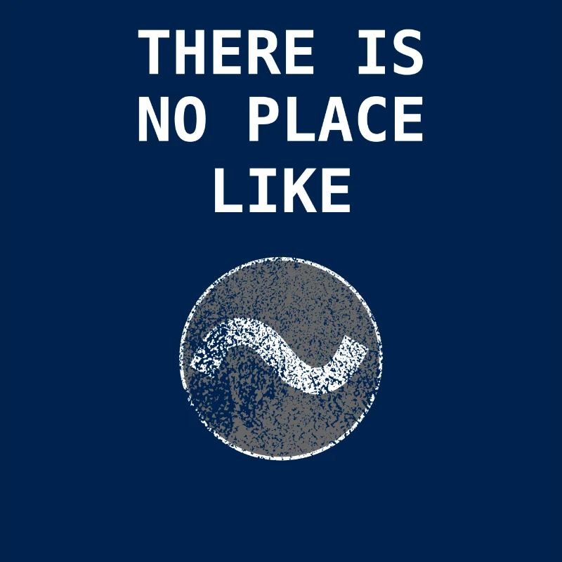 No Place like ~ Home Linux Bash Admin Geschenk