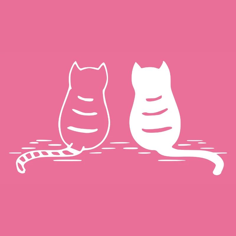sitzende Katzen