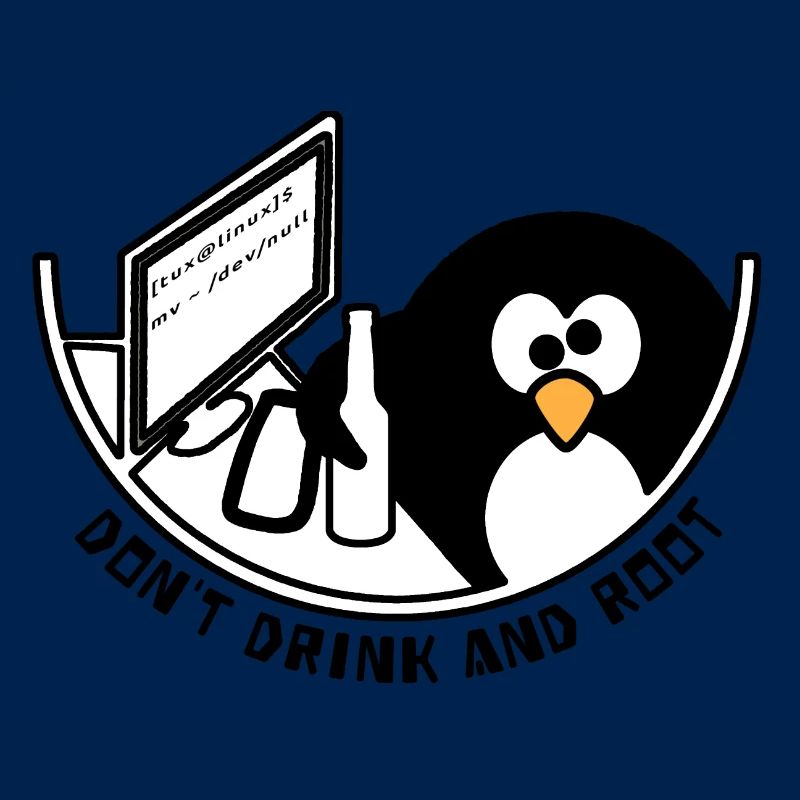 Linux Tux /dev/null