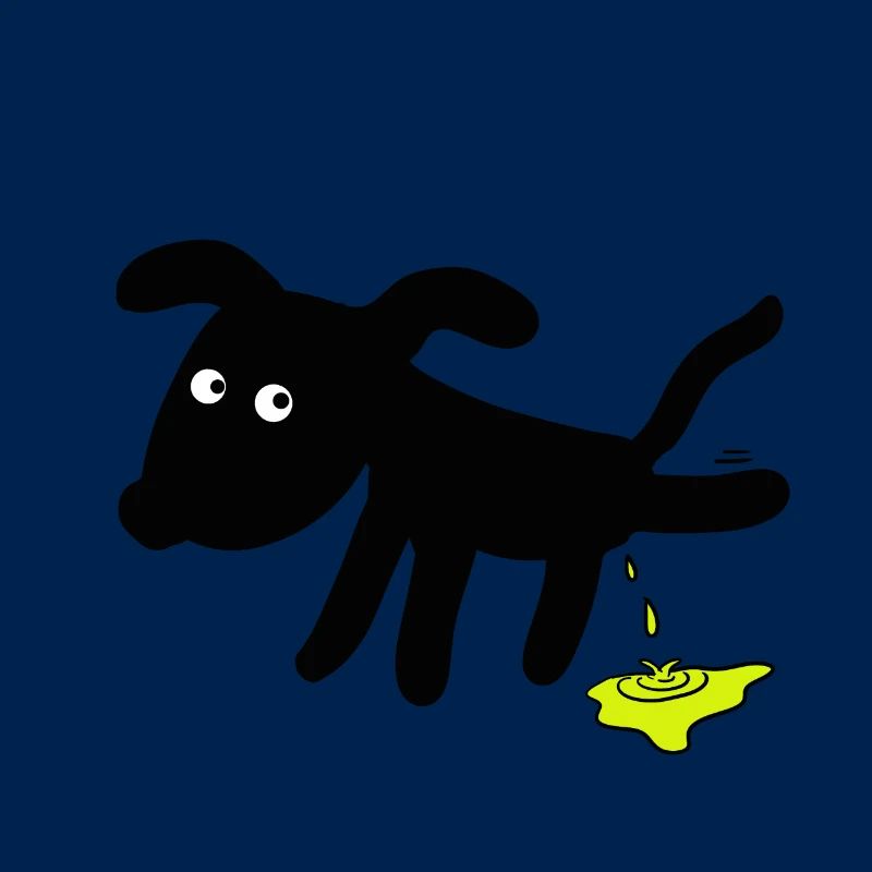Dog pees dogs