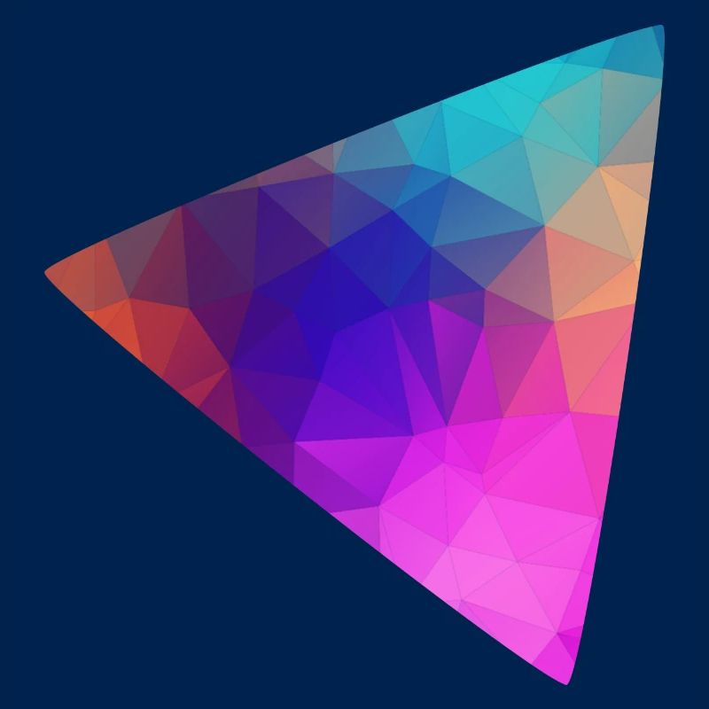 Triangle coloré
