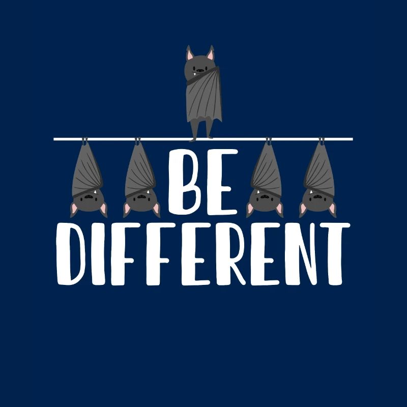 Be Different Bat Saying Bat Lover Fun