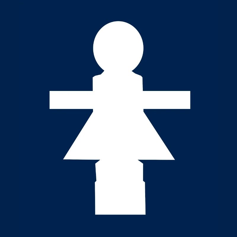 Tischkicker Frau Mädchen