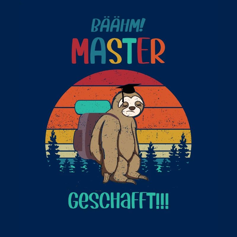 Master Geschafft Masterabschluss Geschenk
