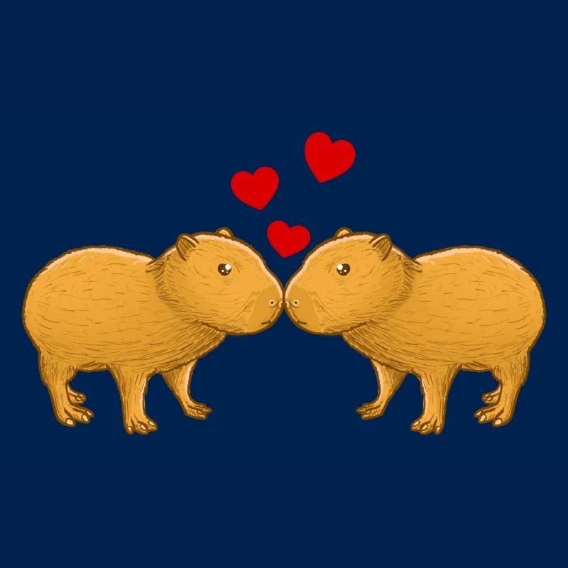 Capybara Küssen
