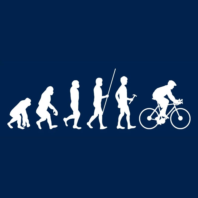 Rennrad Fahrer Evolution