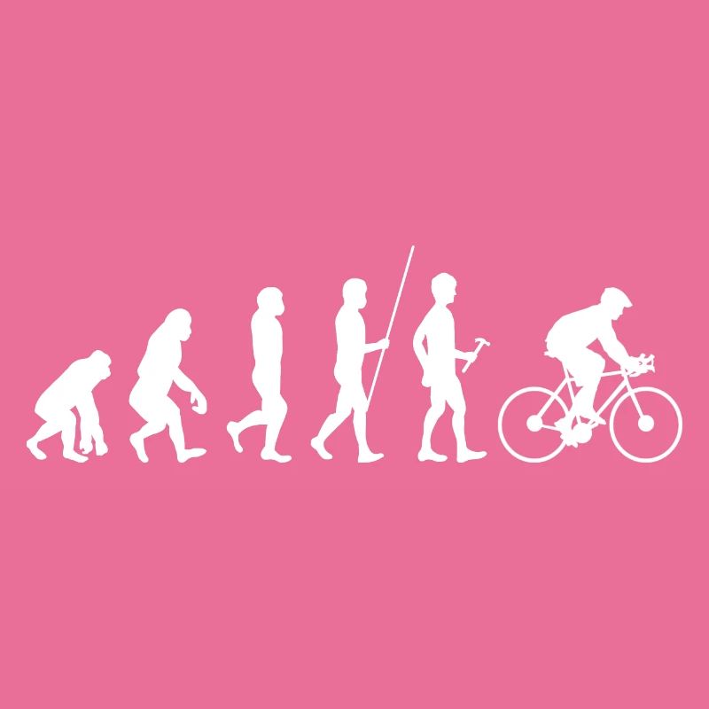 Rennrad Fahrer Evolution