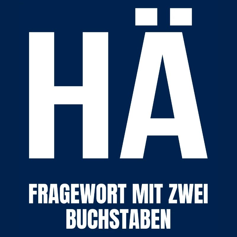 HÄ Fragewort mit zwei Buchstaben