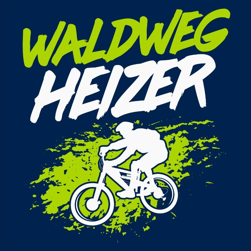 MTB Mountainbiker - Waldweg Heizer