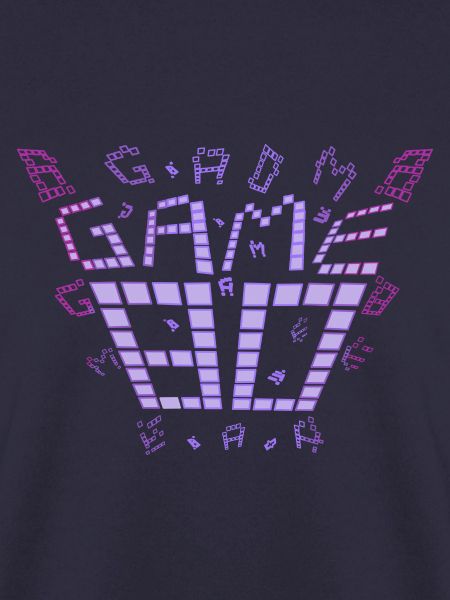 game 80s design purple