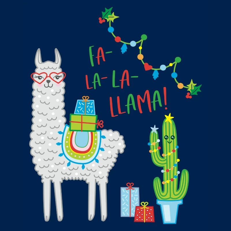 Fa la Llama Weihnachtspullover Weihnachtsgeschenk