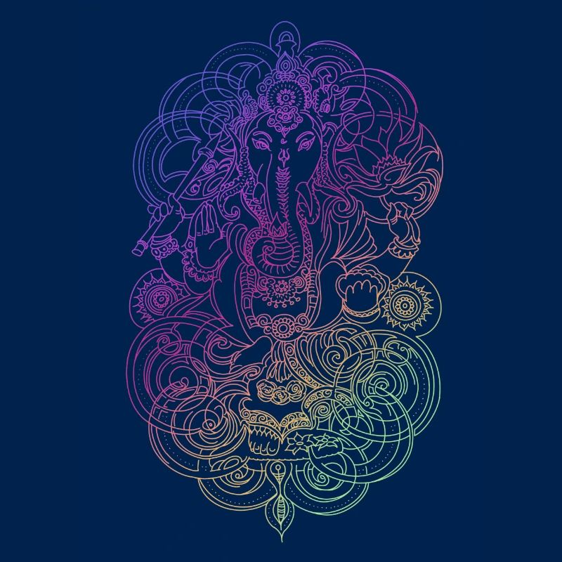 Ganesh rainbow