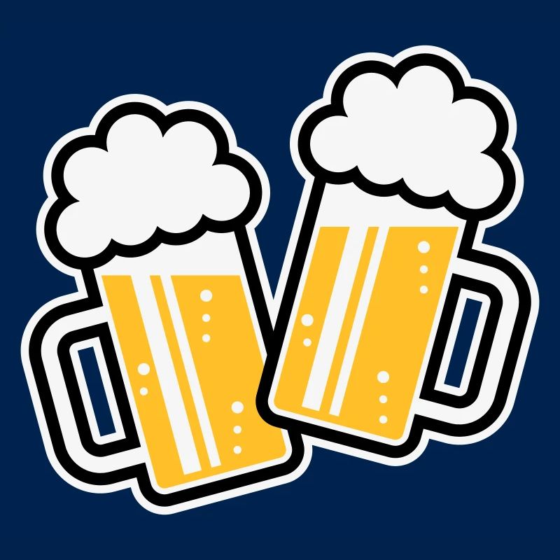 2 Toasting Beer Steins For A Cheer! (Ale / 3C)