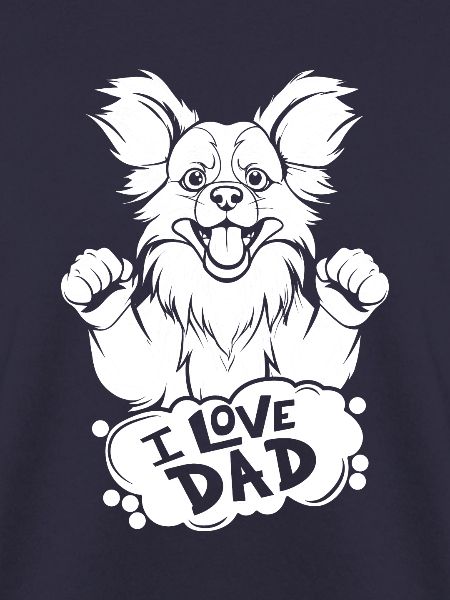 Papillon I Love Dad