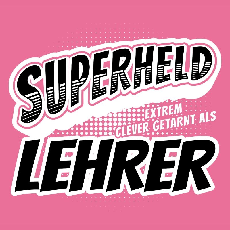 Superheld, clever getarnt als Lehrer