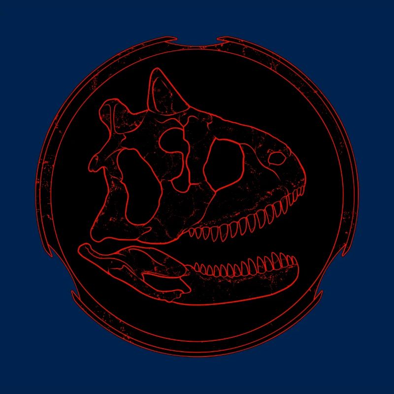 Carnotaurus Fossil Schädel