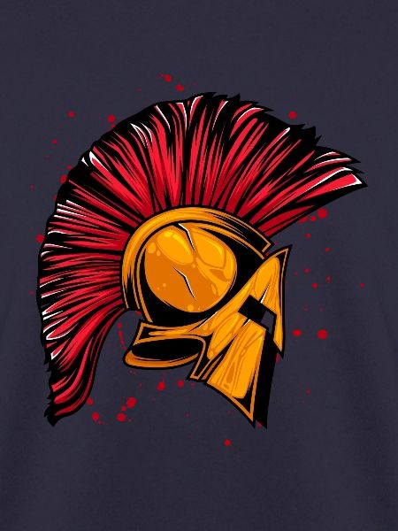 Spartan Helm Krieger Gold