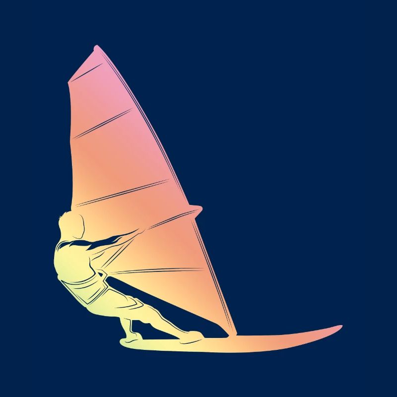 Windsurfen Silhouette