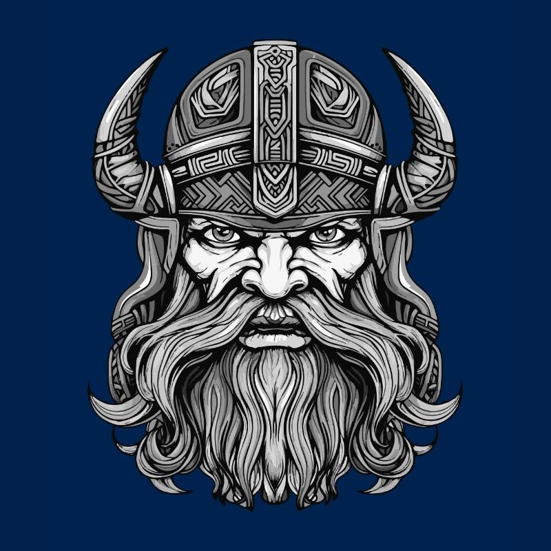 Wikinger Krieger Valhalla Kopf