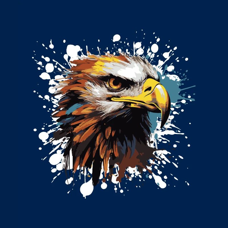 Eagle Pop Art Head