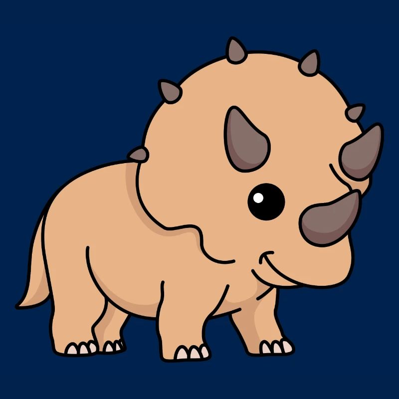 Dinosaur triceratops comic