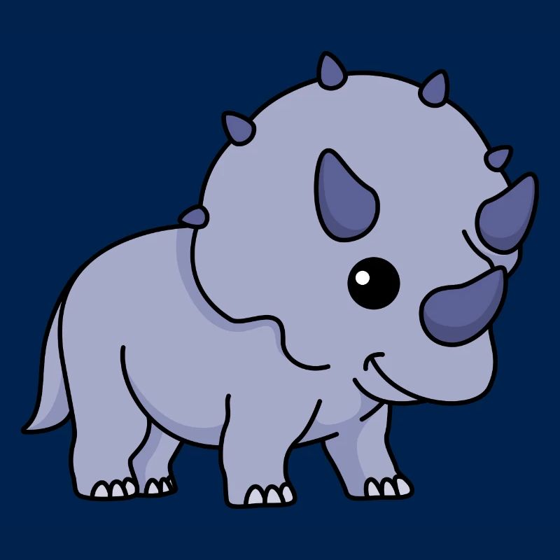Dinosaur triceratops comic