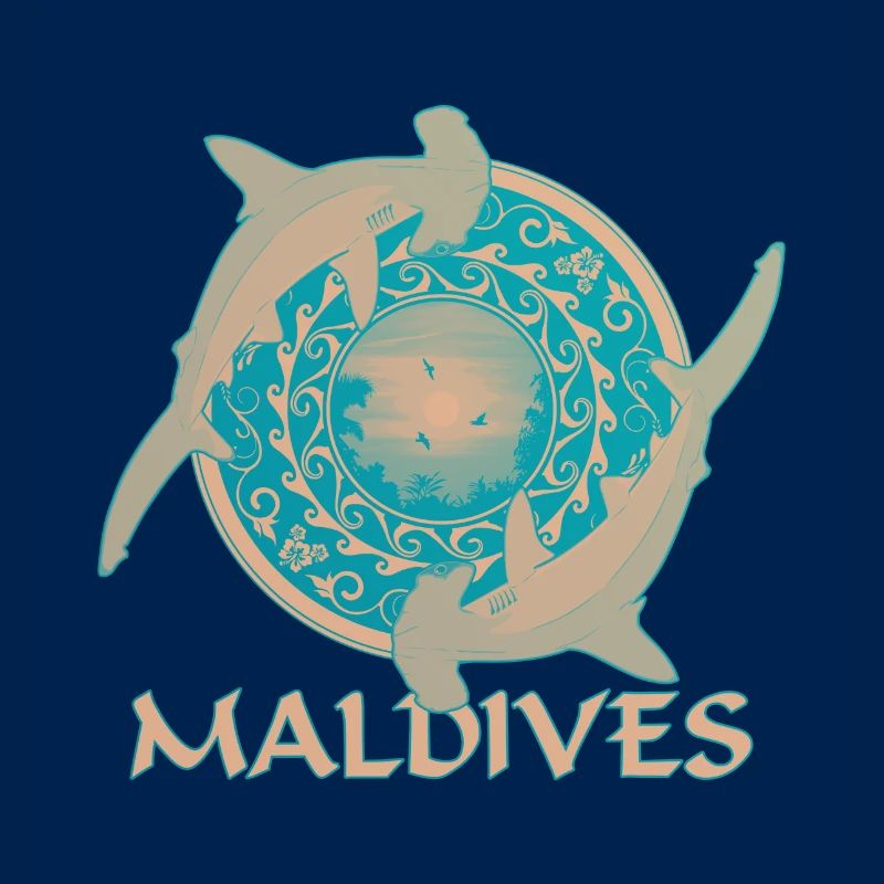 Malediven Hammerhaie