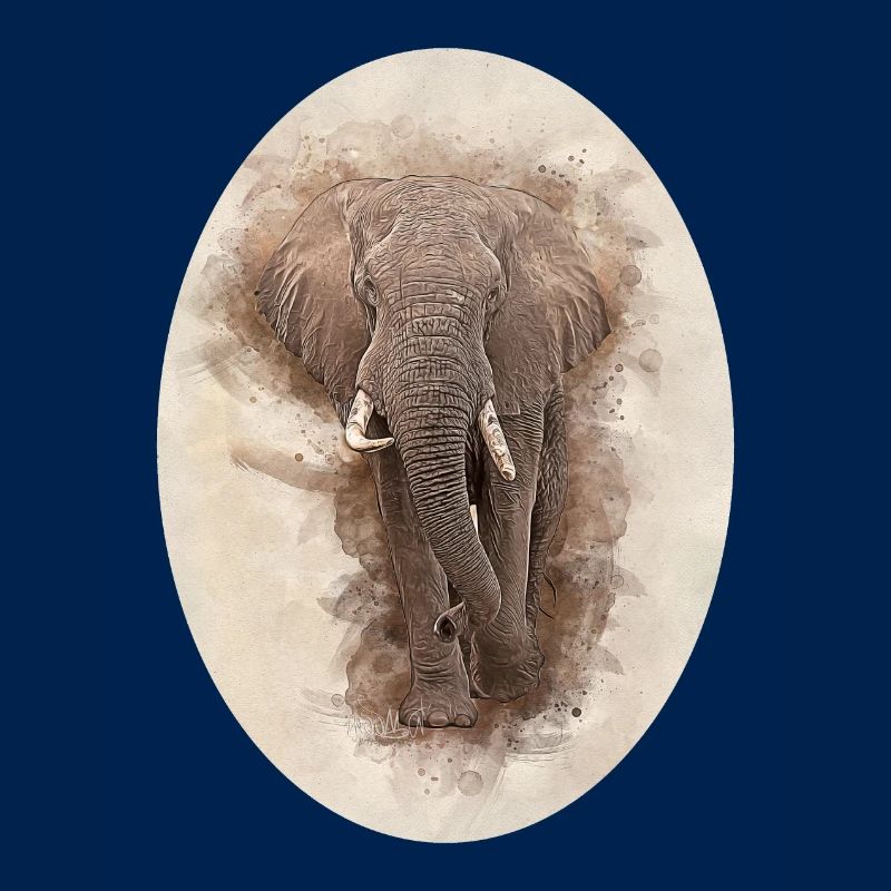 Wandelnder Elefant