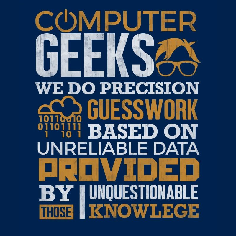 Computer Geek T-Shirt Wissenschaft Programmierer Nerd Geschenk