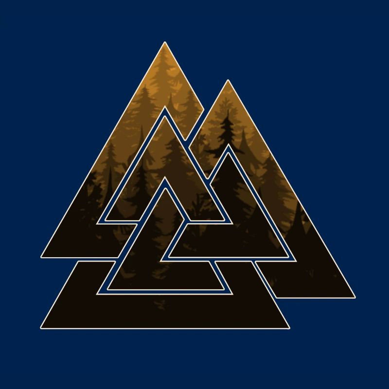 valknut tattoo wikinger
