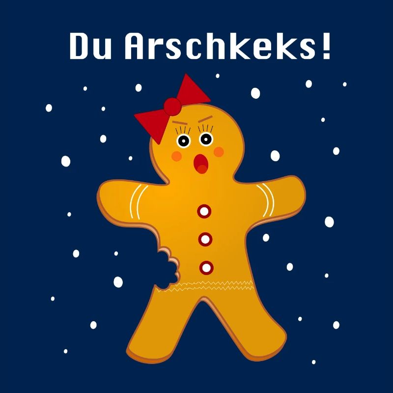 Lustiger Weihnachtspullover - Lebkuchen
