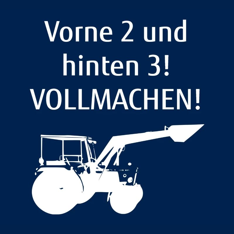 Vorne 2 und hinten 3! Vollmachen! Bauer Hermann