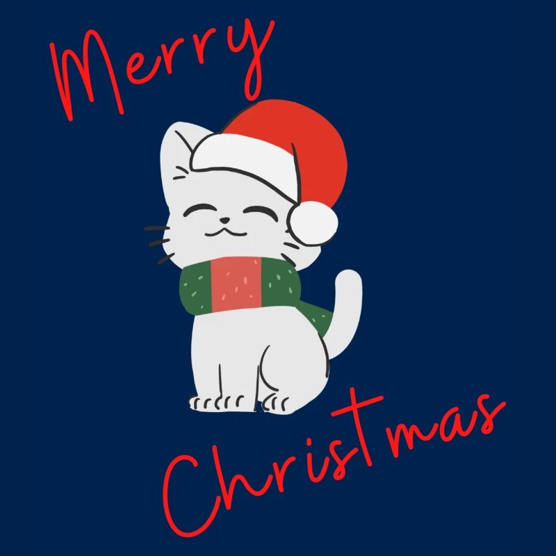 Merry Christmas Cat