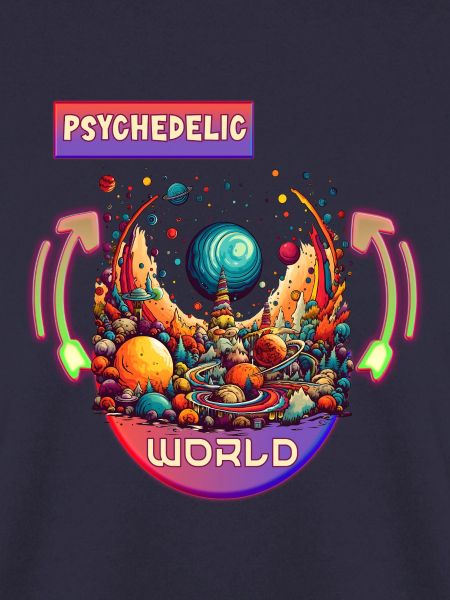 Psychedelischer Welt-Trance-Rave-Techno-Tanz