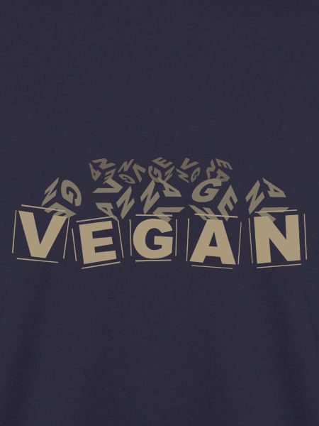 "V-E-G-A-N" Buchstabenwürfel hellbraun
