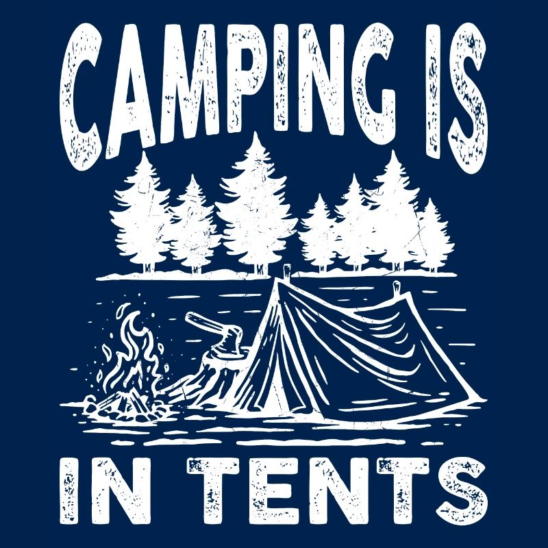Le camping est dans les tentes