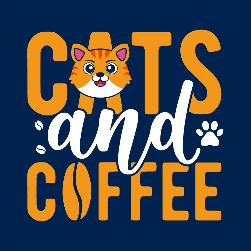 Chats et café