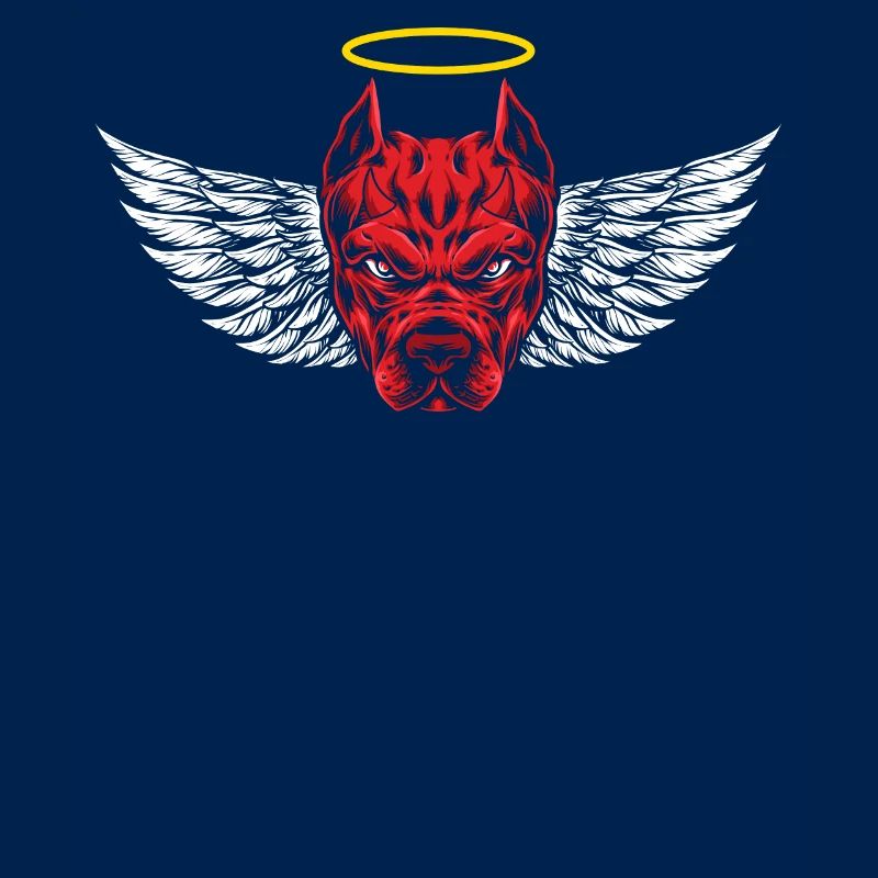 Angry Devil Pitbull Dog T-Shirt