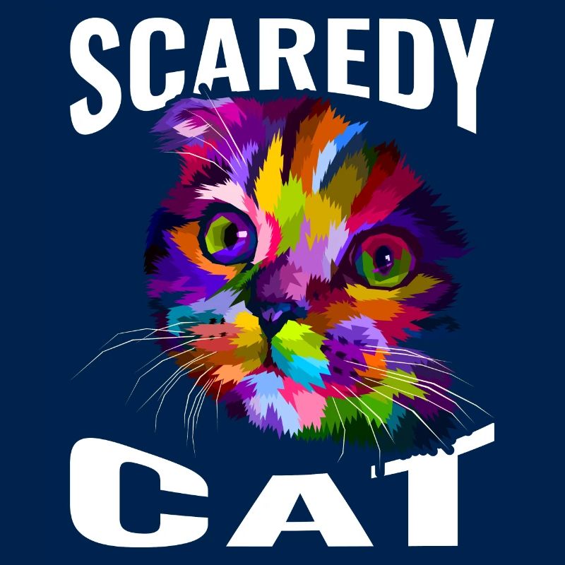 Chat effrayé